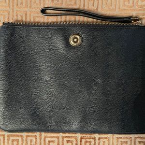 Large Black Ralph Lauren Wristlet